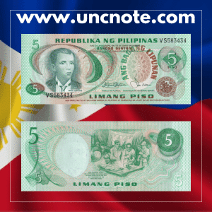 Philippines 5 Piso 1978