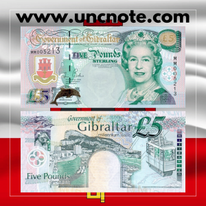 Gibraltar 5 Pounds 2000