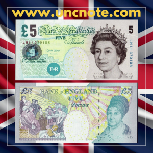 England 5 Pounds 2002