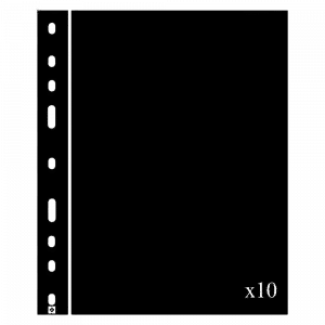 /Divider Black Sheets (x10)