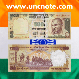 India 500 Rupias Gandhi 2013