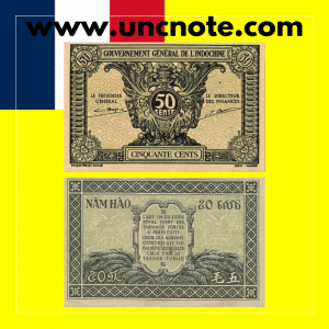 French Indochina 50 Cents 1942