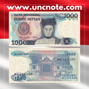 Indonesia 1,000 Rupiah 1987
