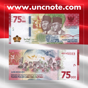 Indonesia 75,000 Rupiah 2020