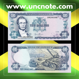 Jamaica 10 Dollars 1994