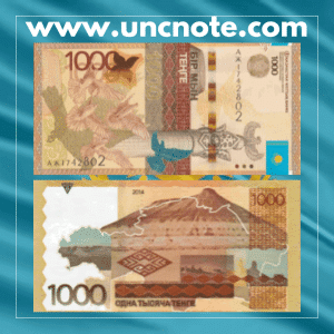 Kazakhstan 1,000 Tenge 2014