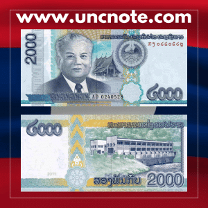 Laos 2,000 Kip 2011