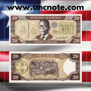 Liberia 20 Dollars 2004
