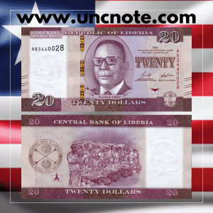 Liberia 20 Dollars 2022