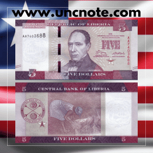 Liberia 5 Dollars 2016