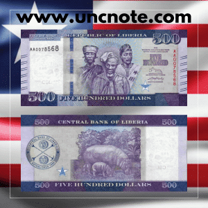 Liberia 500 Dollars 2016