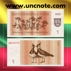 Lithuania 1 Talonas 1992