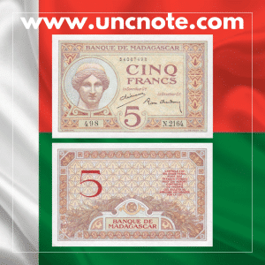 Madagascar 5 Francs 1937