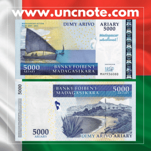 Madagascar 5,000 Ariary 2008