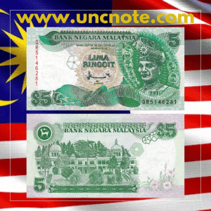 Malaysia 5 Ringgit 1998