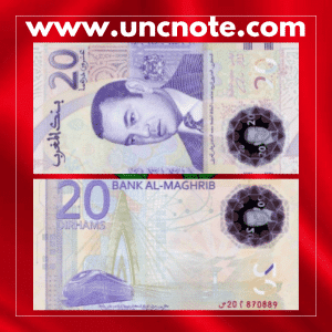 Morocco 20 Dirhams 2019
