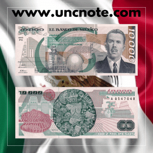 Mexico 10,000 Pesos 1989