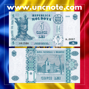Moldova 5 Lei 2009