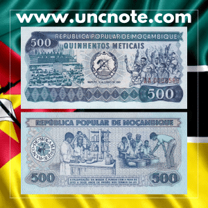 Mozambique 500 Meticais 1980