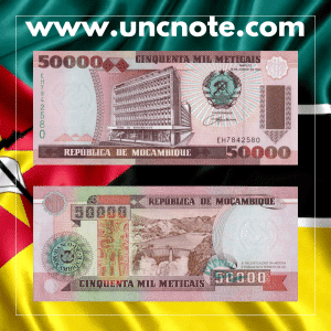 Mozambique 50,000 Meticais 1993