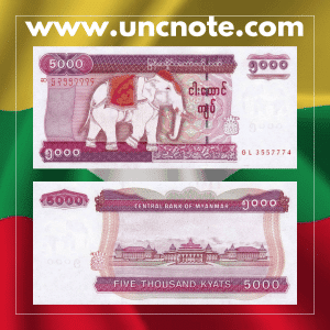 MYANMAR 5000 Kyats 2009
