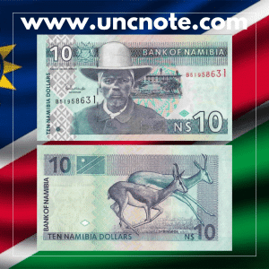 Namibia 10 Dollars 2001