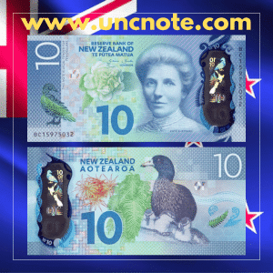New Zealand 10 Dollars 2015
