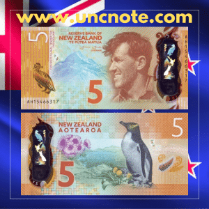 New Zealand 5 Dollars 2015