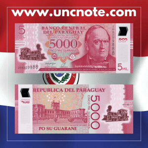Paraguay 5,000 Guaraníes 2022