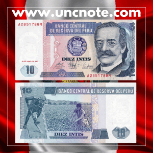 Peru 10 Intis 1987