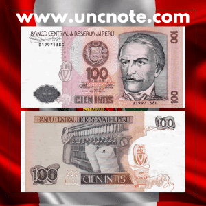 Peru 100 Intis 1987
