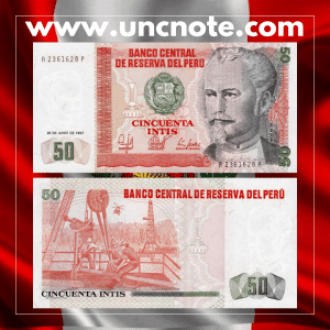 Peru 50 Intis 1987