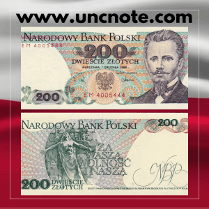 Poland 200 Zlotych 1988