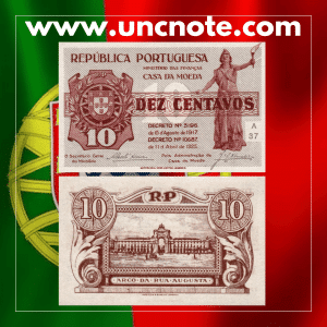 Portugal 10 Centavos 1917