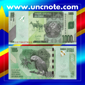 Congo 1,000 Francs 2022