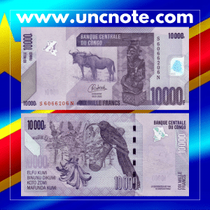 Congo 10,000 Francs 2022