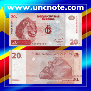 Congo 20 Francs 1997