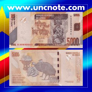 Congo 5,000 Francs 2022