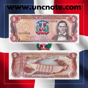 Dominican Republic 5 Pesos Oro 1996