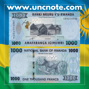 Rwanda 1,000 Francs 2019