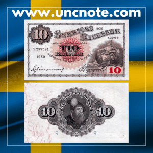 Sweden 10 Kronor 1939