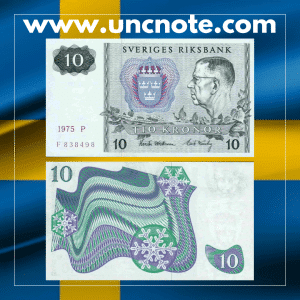 Sweden 10 Kronor 1975