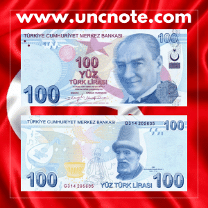 Turkey 100 Lira 1970