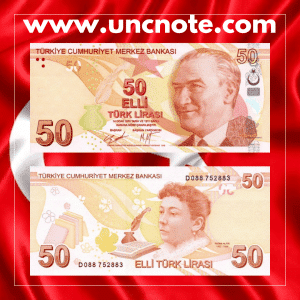 Turkey 50 Lira 1970