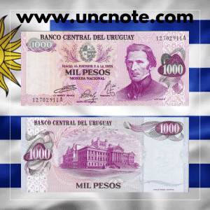 Uruguay 1,000 Pesos 1974