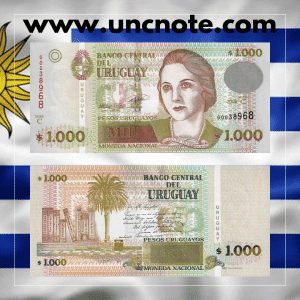 Uruguay 1,000 Pesos 2008