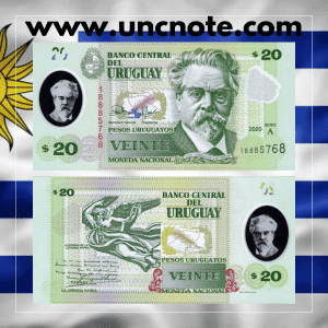 Uruguay 20 Pesos Uruguayos 2020
