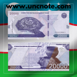 Uzbekistan 20,000 Sum 2021