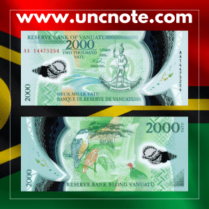 Vanuatu 2,000 Vatu 2014