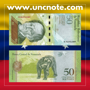 Venezuela 50 Bolívares 2015